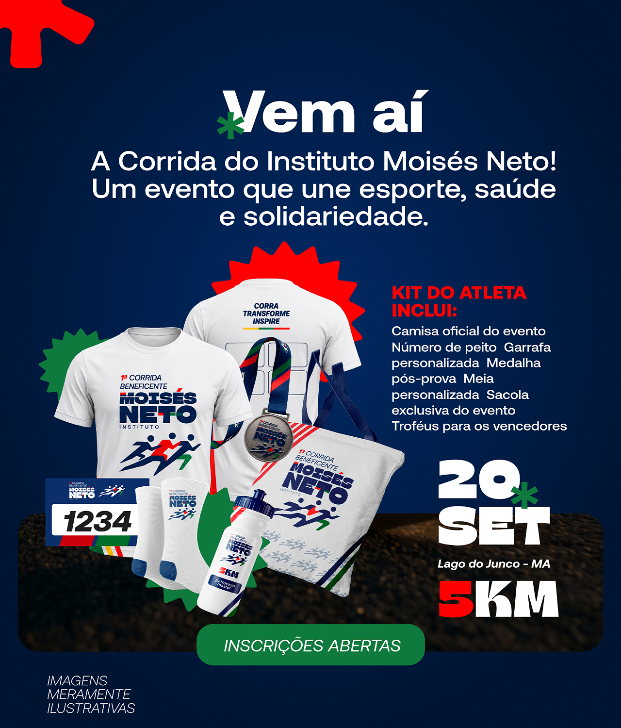 1ª Corrida Beneficente do Instituto Moisés Neto