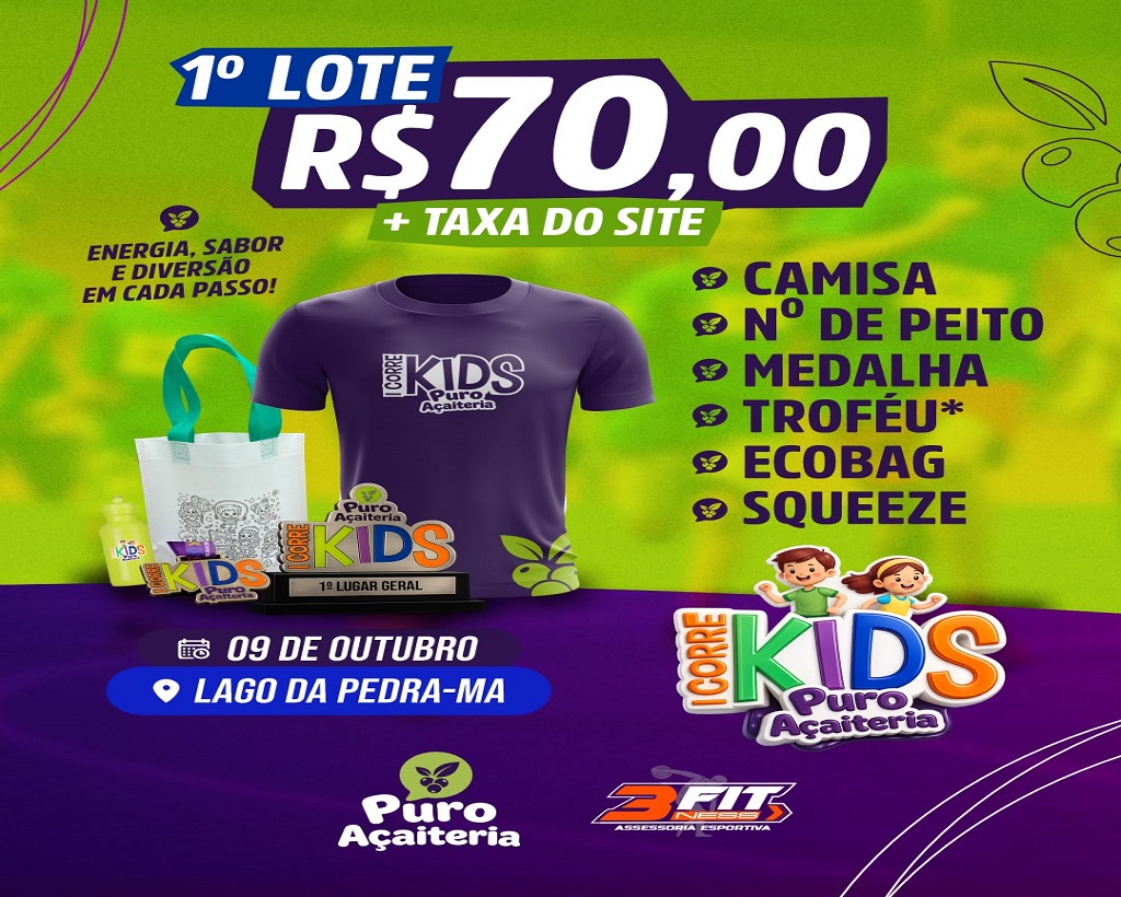 I Corre Kids Puro Açaiteria